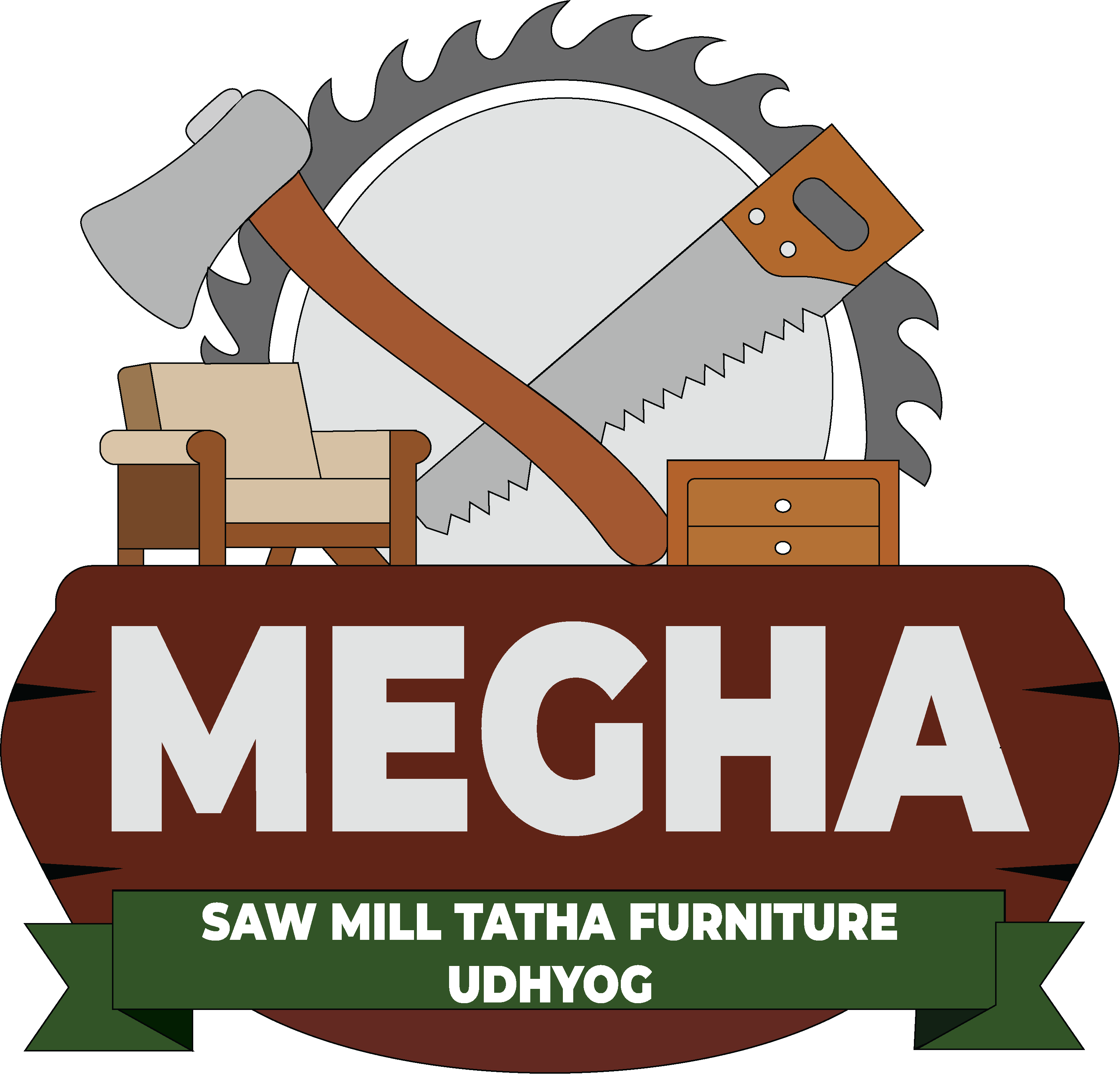 Megha shaw mill Furniture logo